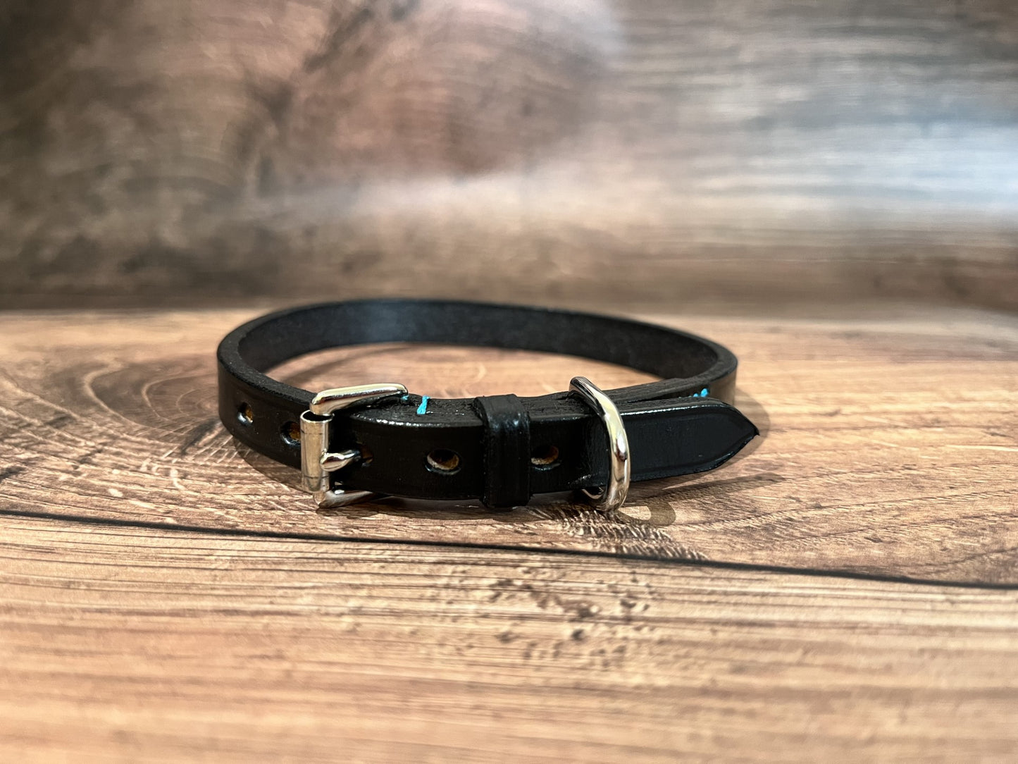 Handmade Plain Leather Dog Collar