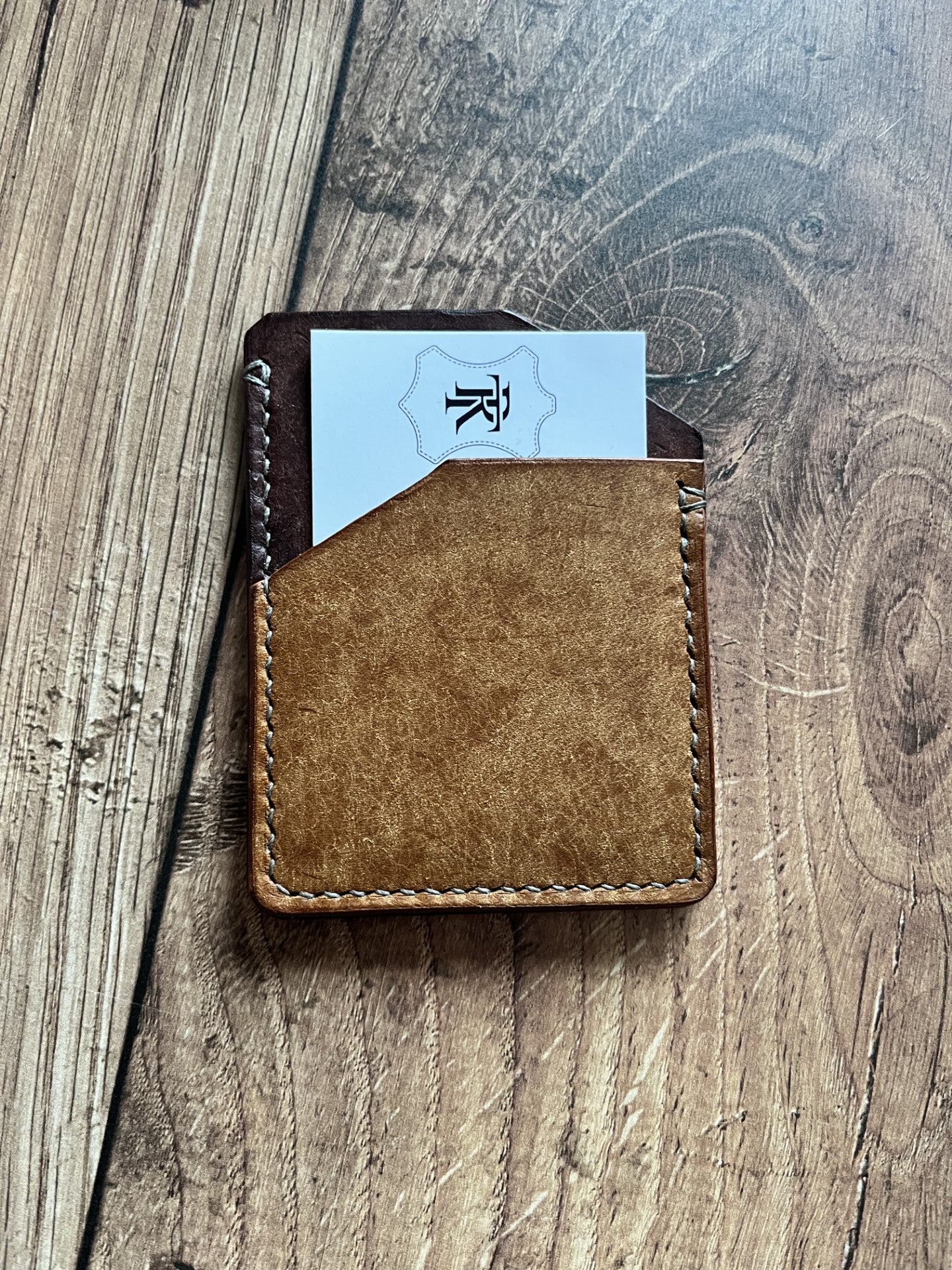 Handmade Leather Cardholder Wallet