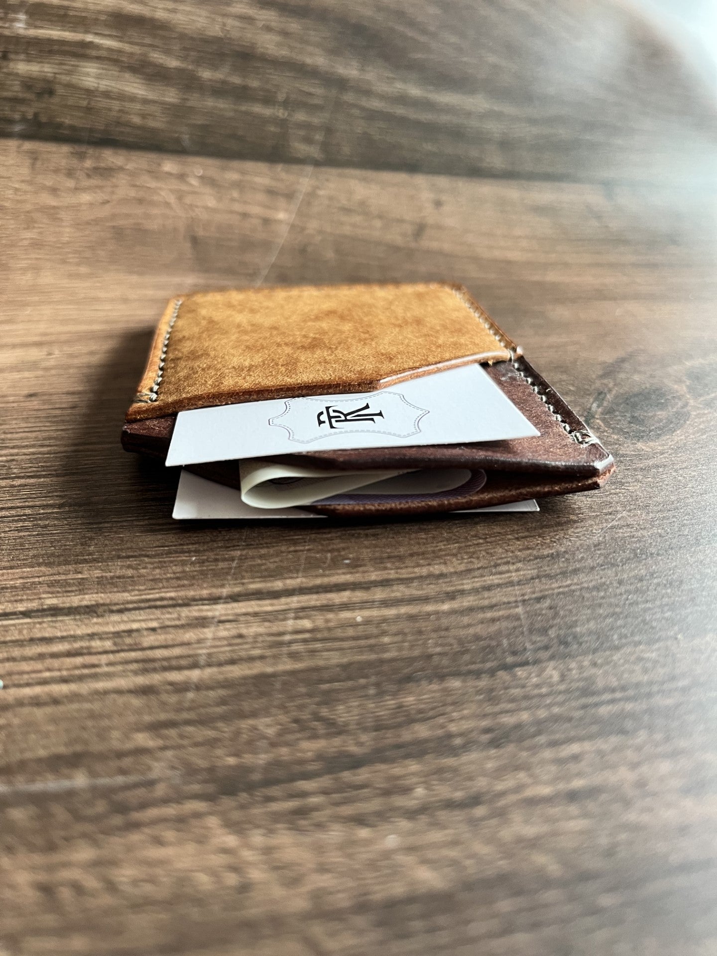 Handmade Leather Cardholder Wallet